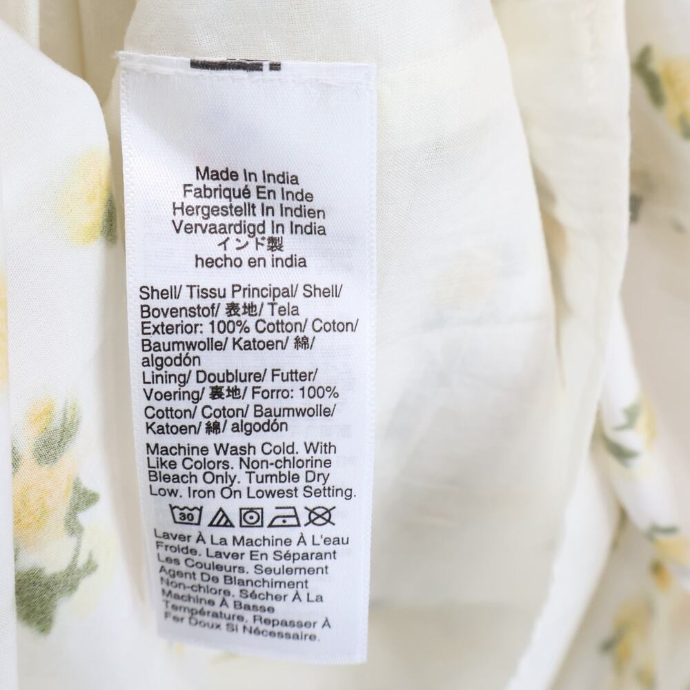 NWT J.Crew Collection Cecily Dress In Budding Rose Print Yellow Floral Size 12 - Picture 7 of 8